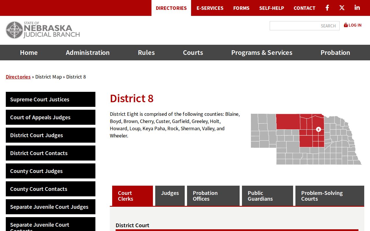 Garfield County bench warrant search District 8 directory