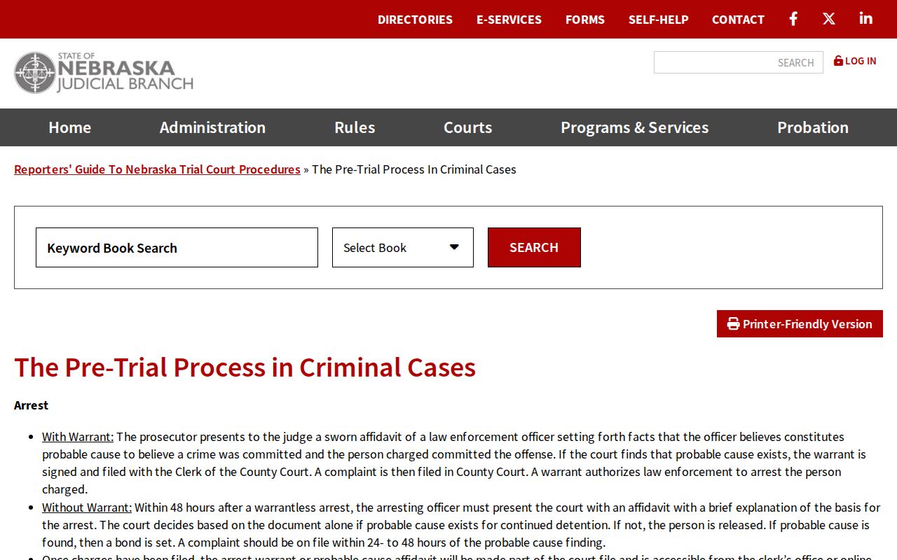 Garfield County arrest warrant search probable cause process