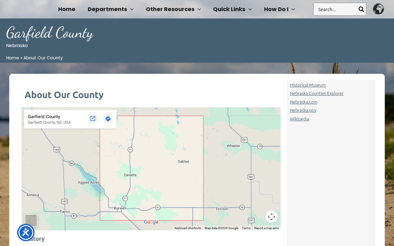Burwell warrant search Garfield County history