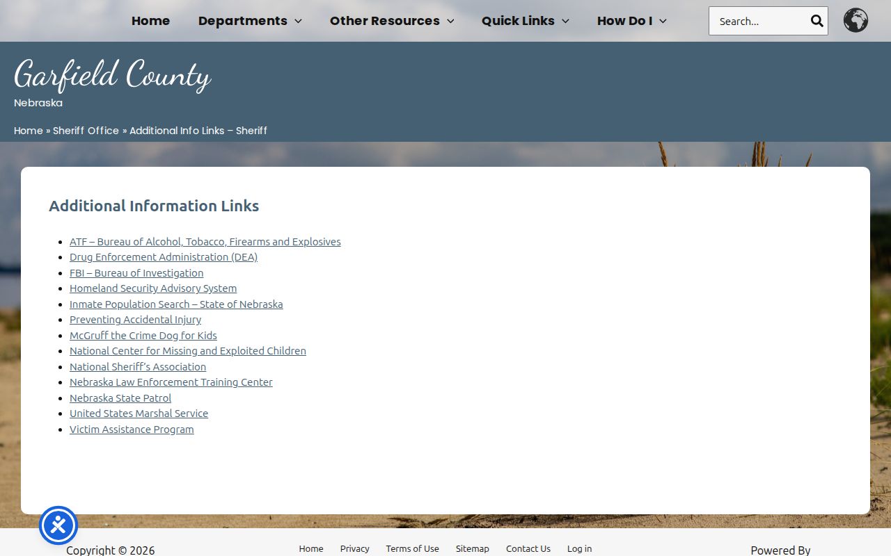 Garfield County outstanding warrants sheriff additional links